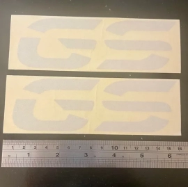 GS Letters White